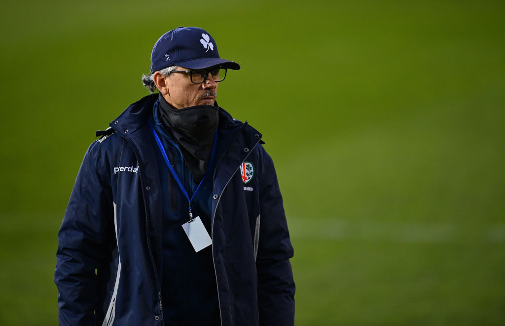 London Irish head coach Les Kiss